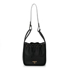 Soft Calfskin Mini Darling Bucket Bag Black