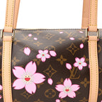 LV X TM Monogram Cherry Blossom Papillon Sakura Brown