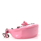 Patent Faux Leather Le Cagole Shoulder Bag XS Sweet Pink