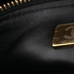 Suede Calfskin Small Souplissimo Maxi Flap Black