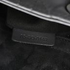 Ultra Matte Calfskin Cannage Medium Lady Dior Black