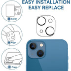 Entronix Bundle Compatible with iPhone 15 Plus - [Soft] TPU Clear Case, 2 Clear Screen Protector & 2 Camera Lens Protectors