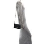 Caviar Quilted Golden Class Wallet On Chain WOC Navy