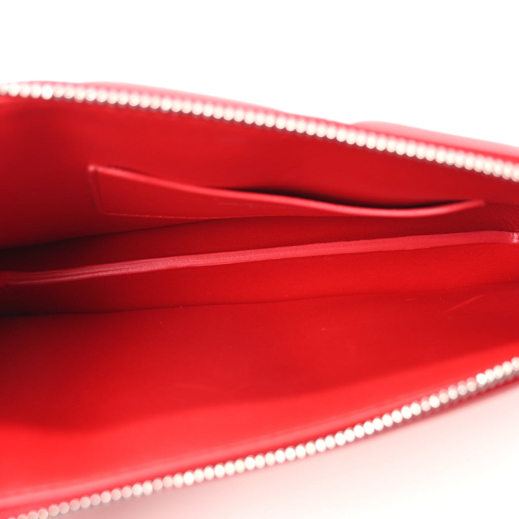Calfskin Slash Pouch Welsh Red