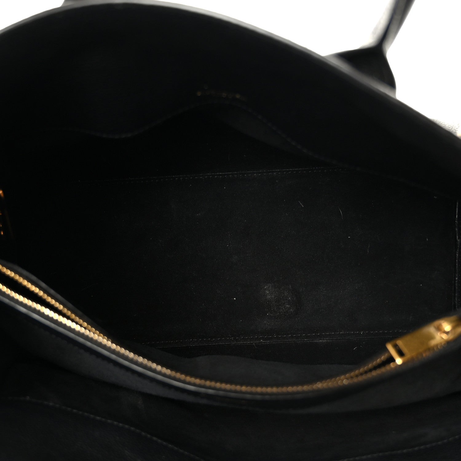 Grained Calfskin Small Supple Sac De Jour Black