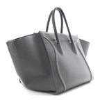 Baby Grained Calfskin Medium Phantom Luggage Kohl