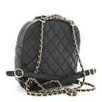 Caviar Quilted Small CC Day Backpack Black