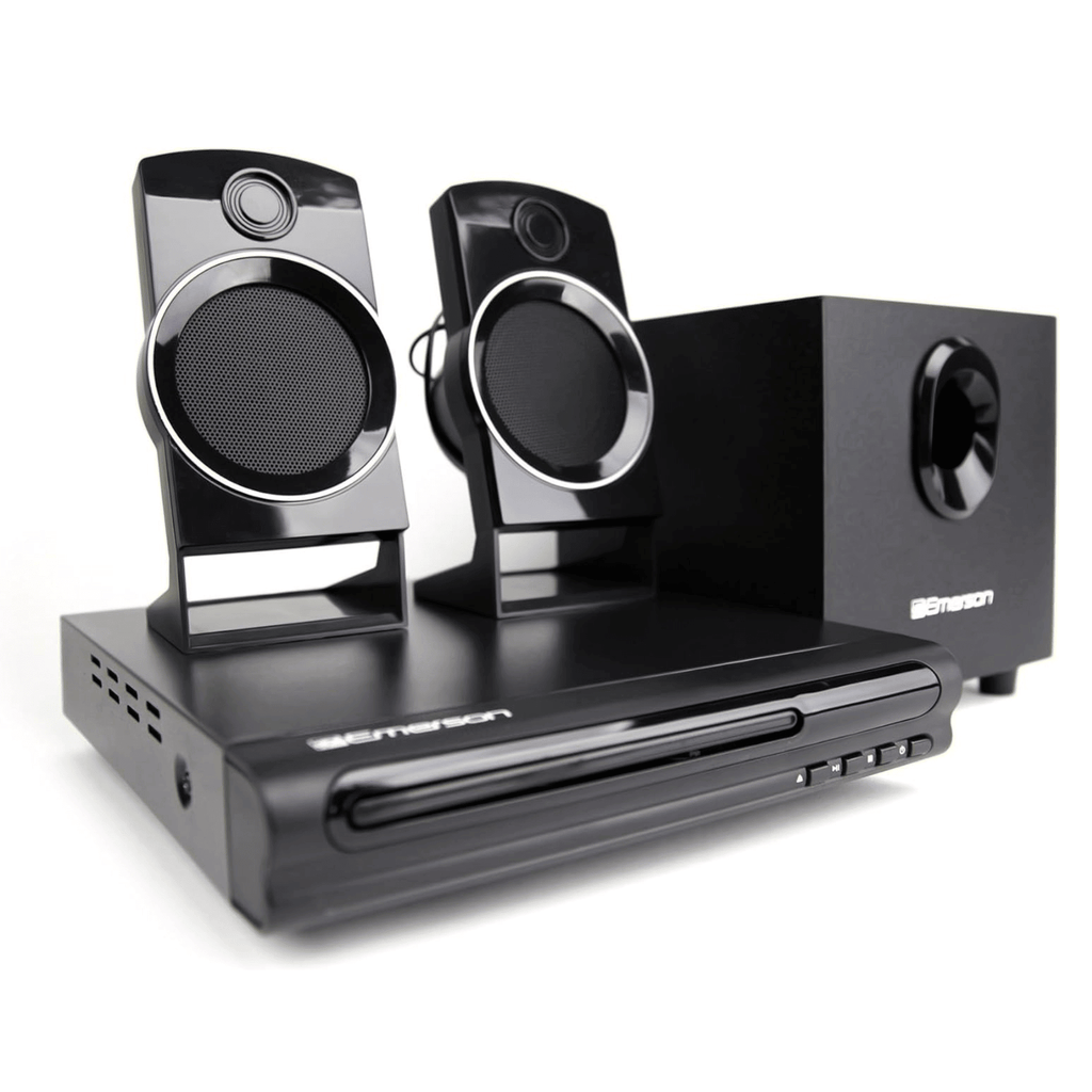 Speaker Surround Sound System & 2.1 Channel Home Theater DVD Player