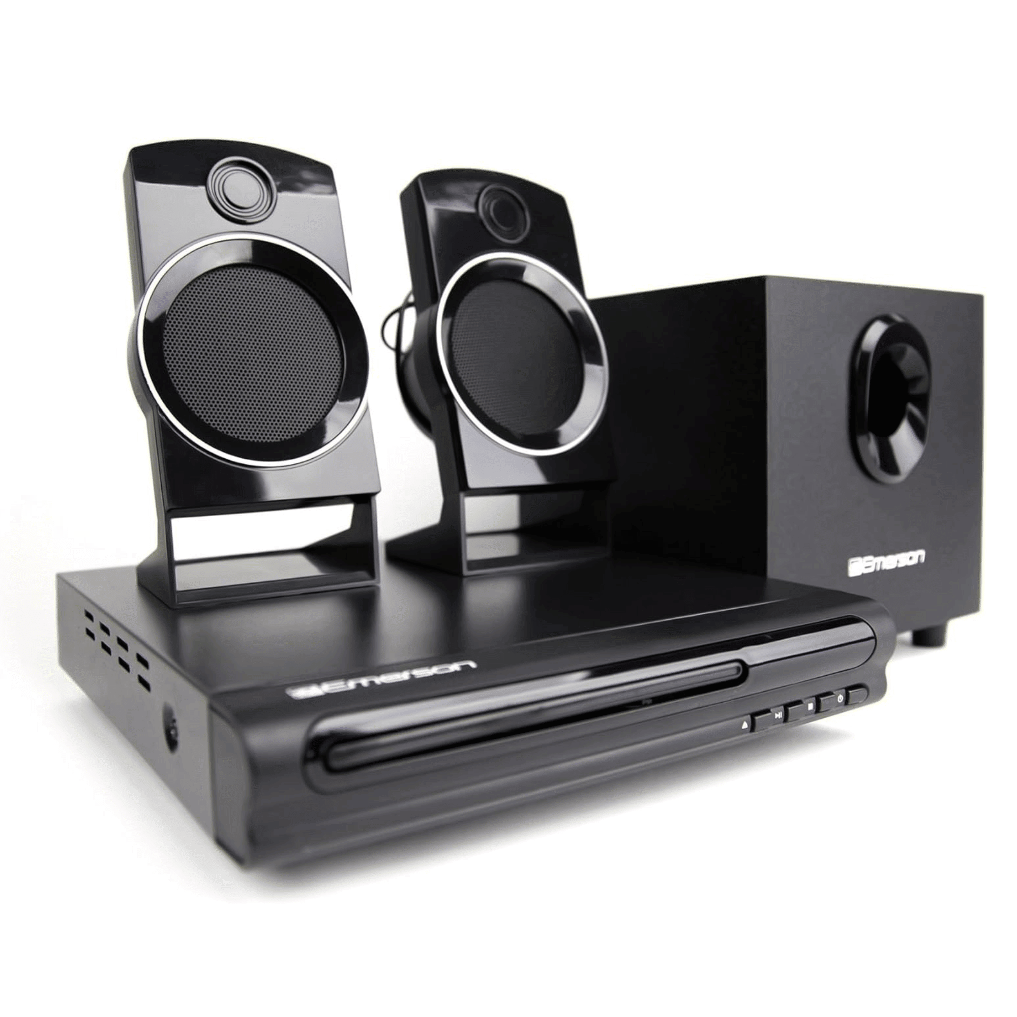 Speaker Surround Sound System & 2.1 Channel Home Theater DVD Player