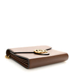 Cellarius Calfskin GG Marmont Chain Wallet Nut Brown