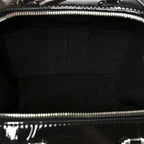 Patent Quilted Travel Kit Vanity Case Black