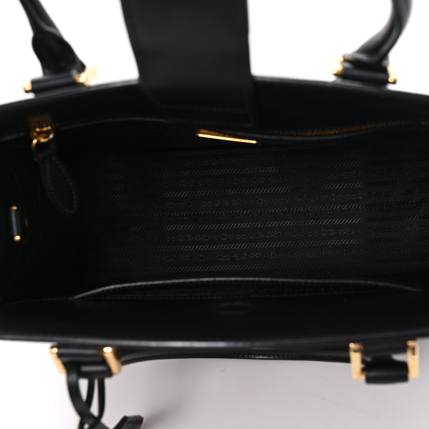 Saffiano Soft Calfskin Large Tote Black