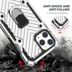 Iphone 12 Mini Kickstand Anti-Shock And Anti Falling Case In Silver
