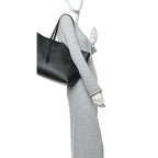 Calfskin Virtus Tote Black