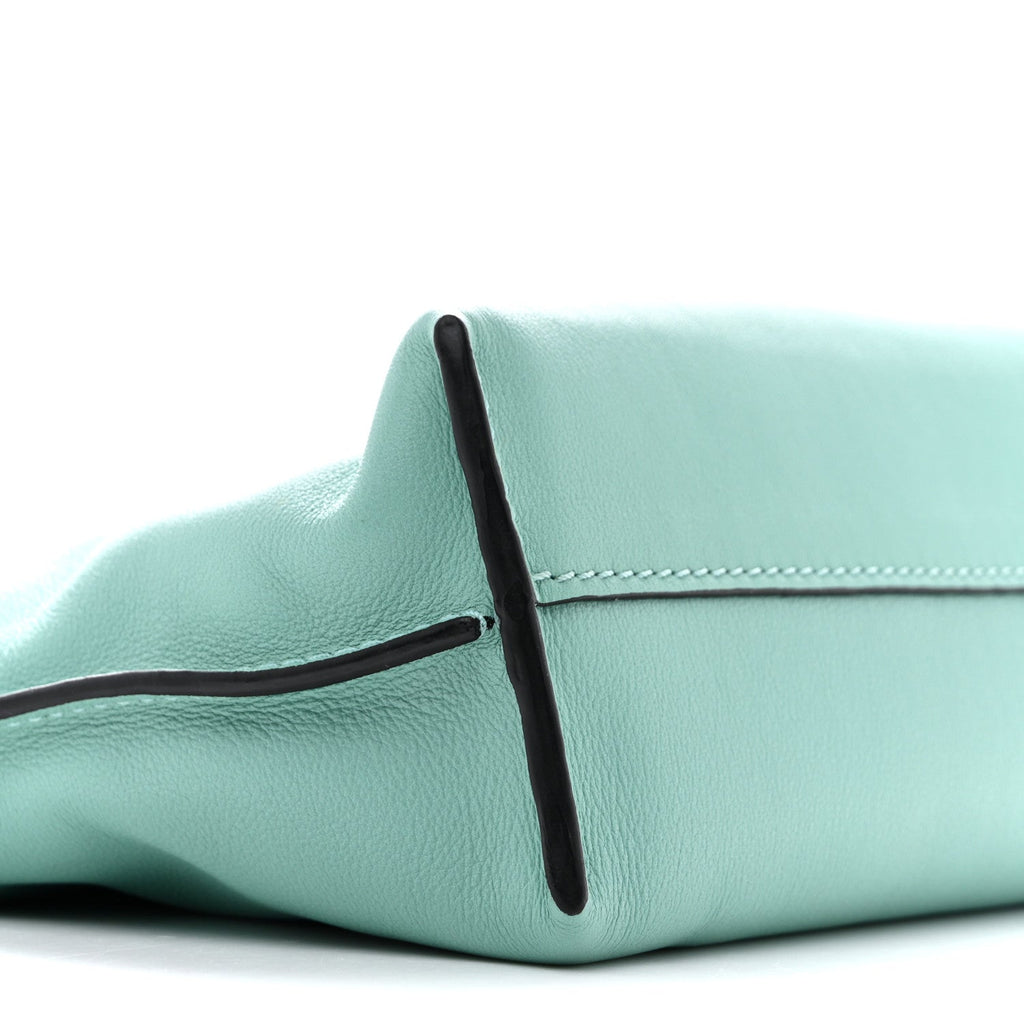 Calfskin Mini Flamenco Knot Bag Fresh Mint