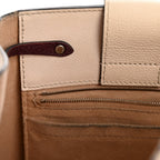 Calfskin Lockme Bucket Soie Quartz Calla