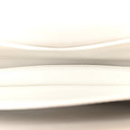 Calfskin Mount Envelope Bag White