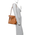Calfskin Ottomar Monogram Medium Klara Hobo Cognac
