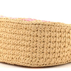 Yarn Raffia Effect Crochet Striped Re-Edition 2005 Shoulder Bag Naturale Petalo