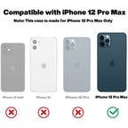 Entronix Case Compatible with iPhone 12 Pro Max - Triple-Layer Heavy Duty Protection
