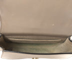 Calfskin Suede Small Nile Bracelet Bag Motty Grey