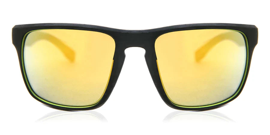 Boss by BOSS Men's Sunglasses Classic Black/Gold Mirror