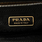 Re-Nylon Saffiano Pouch Black