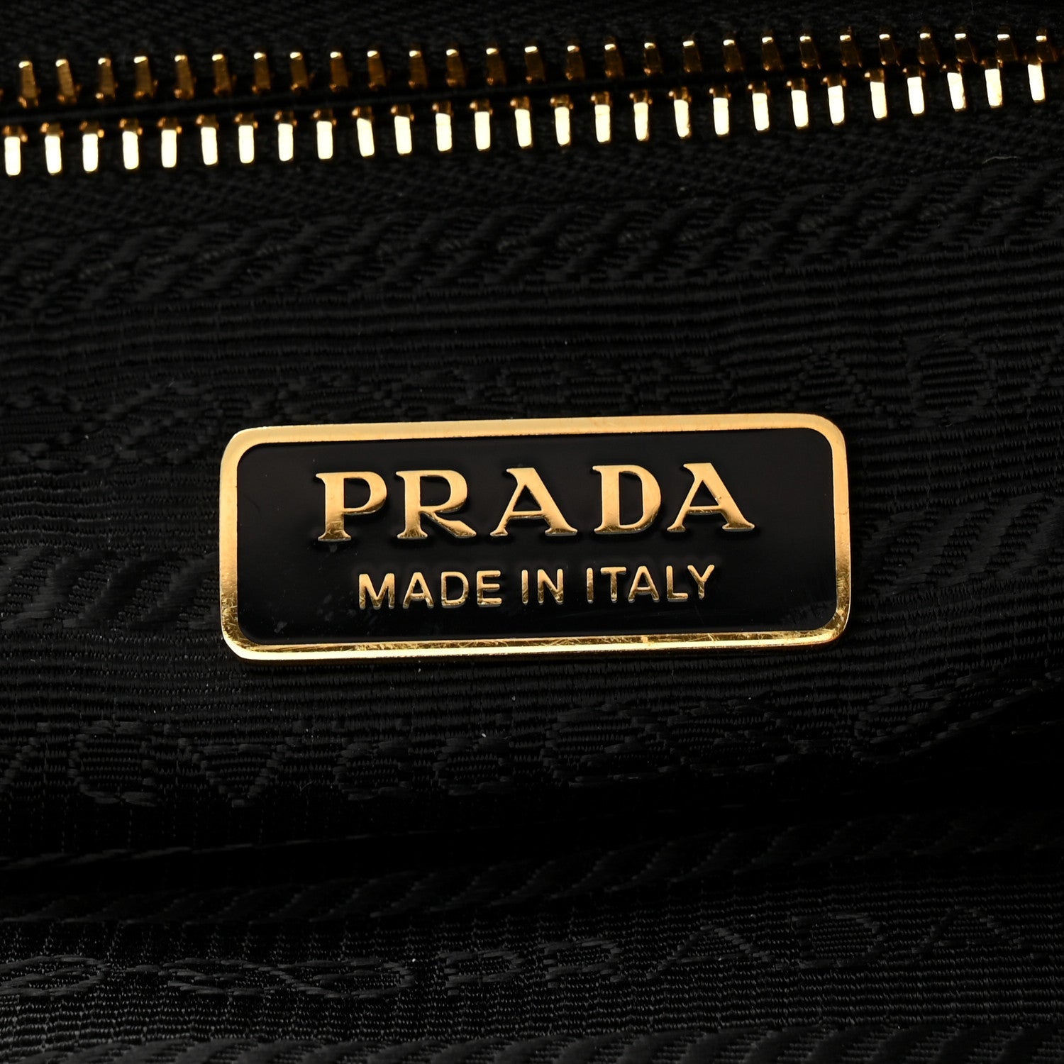 Re-Nylon Saffiano Pouch Black