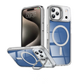 Entronix [Magnetic] Case Compatible with iPhone 17 Pro Max – [Glossy] Color Back with Camera Frame Stand