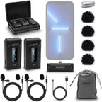 Movo WMX-2-L-DUO Dual Wireless Mic for Lightning