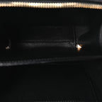 Caviar Quilted Small CC Filigree Vanity Case Black