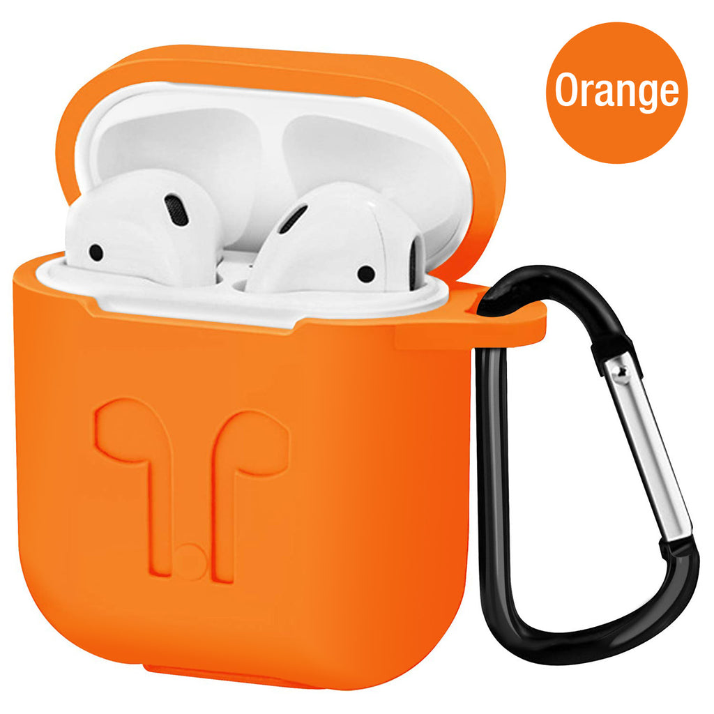 Airpod 2019 Protective Case, Precision Size, 3mm Skin, 360 Protection, Metal Keychain Hook