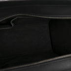 Drummed Calfskin Micro Luggage Black