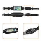 Reiko Running Sport Belt For Iphone 7 Plus/ 6S Plus Or 5.5 Inches Device With Two Pockets In Black (5.5X5.5 Inches)