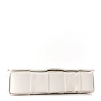 Patent Maxi Intrecciato Cassette Crossbody Bag White