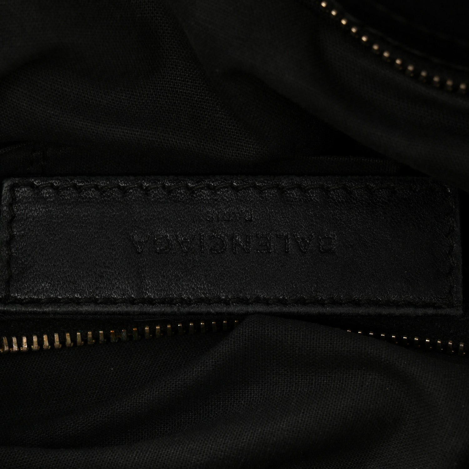 Chevre Gold Metallic Edge Hardware Velo Black