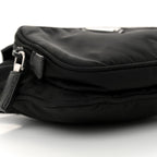 Re-Nylon Saffiano Belt Bag Black