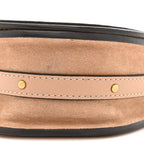 Calfskin Suede Small Nile Bracelet Bag Biscotti Beige