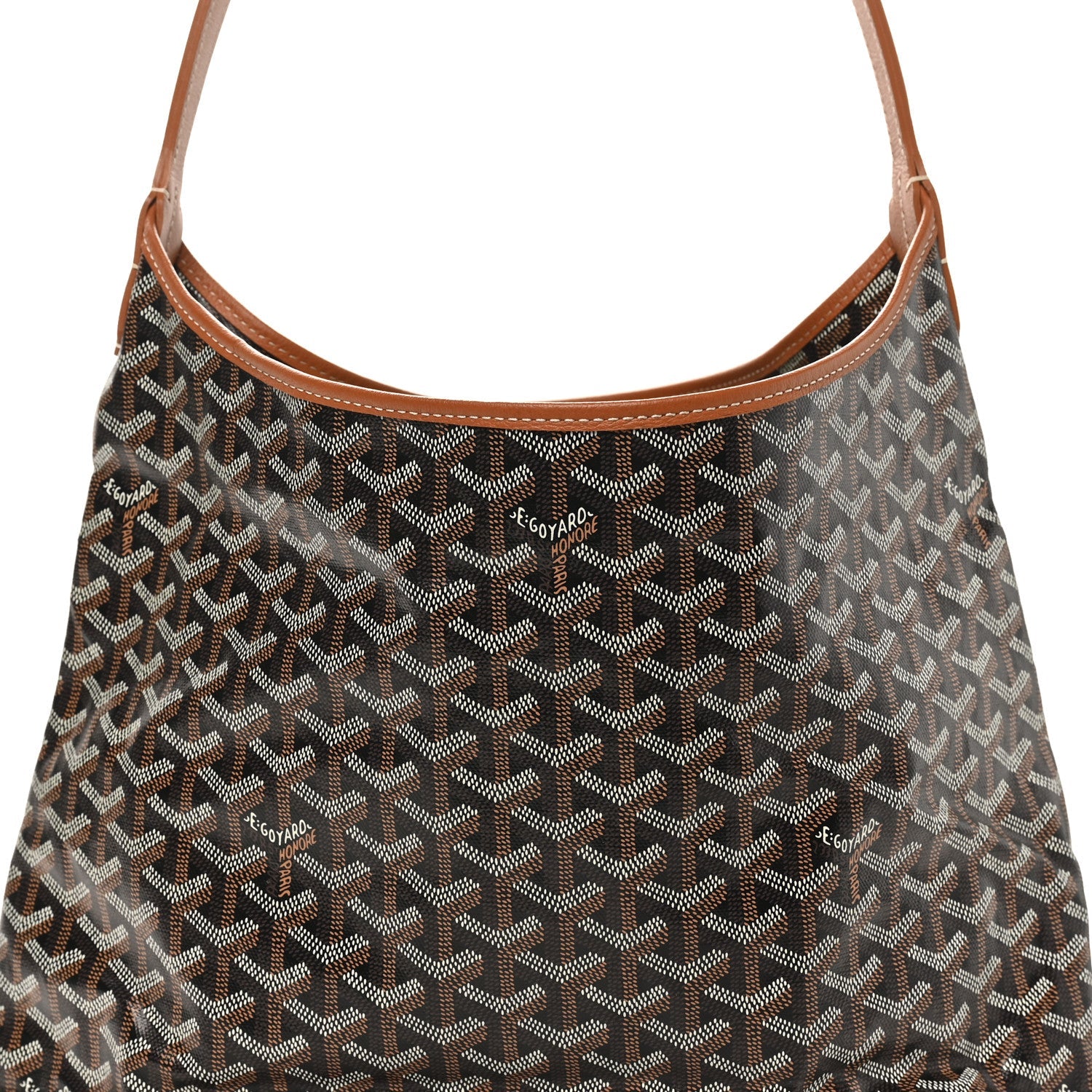 Goyardine Boheme Hobo Black Gold