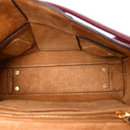 Calfskin Mini Maxi Intrecciato Arco Burgundy