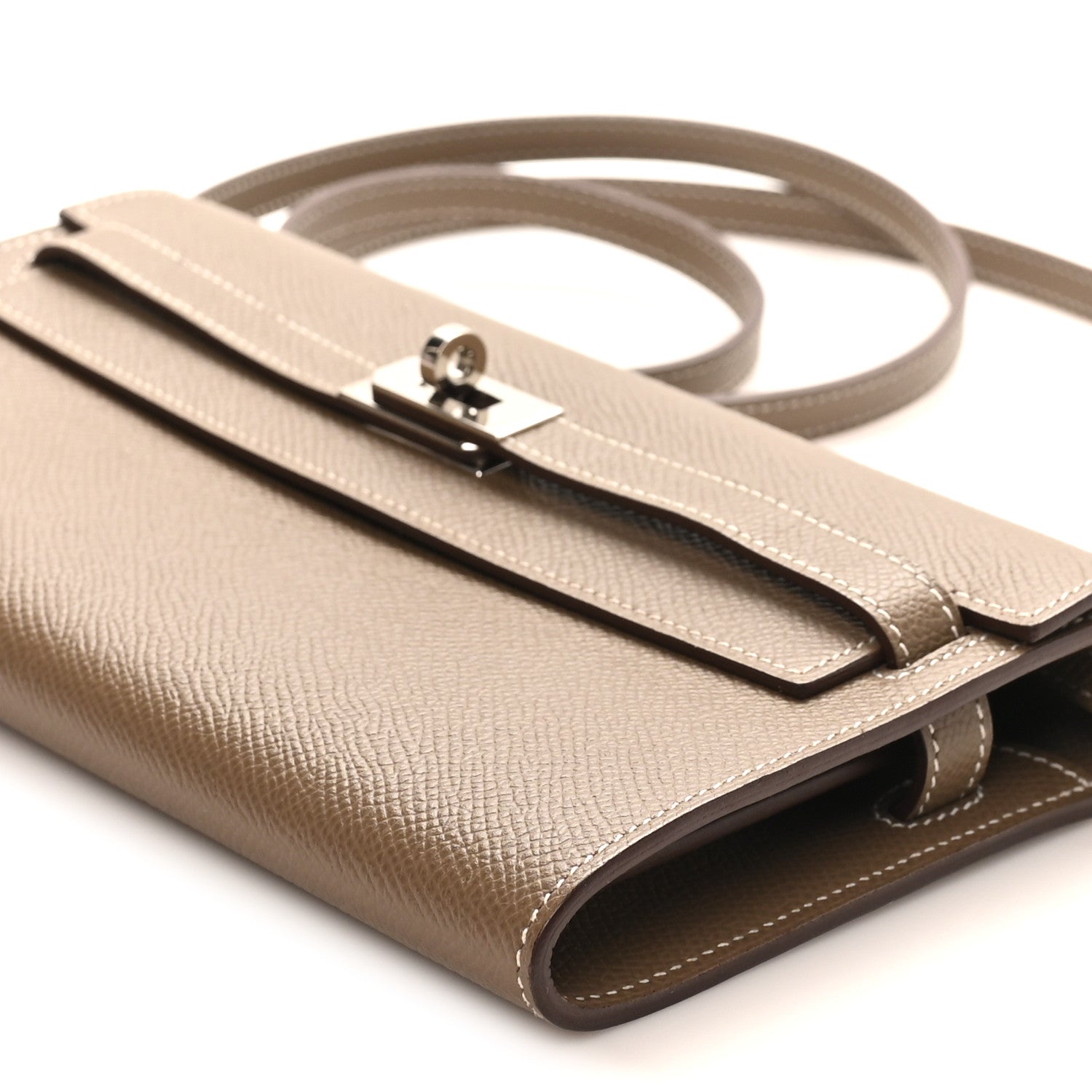 Epsom Kelly Wallet To Go Etoupe
