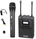 Movo WMIC80 UHF Wireless Handheld Microphone System