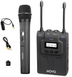 Movo WMIC80 UHF Wireless Handheld Microphone System