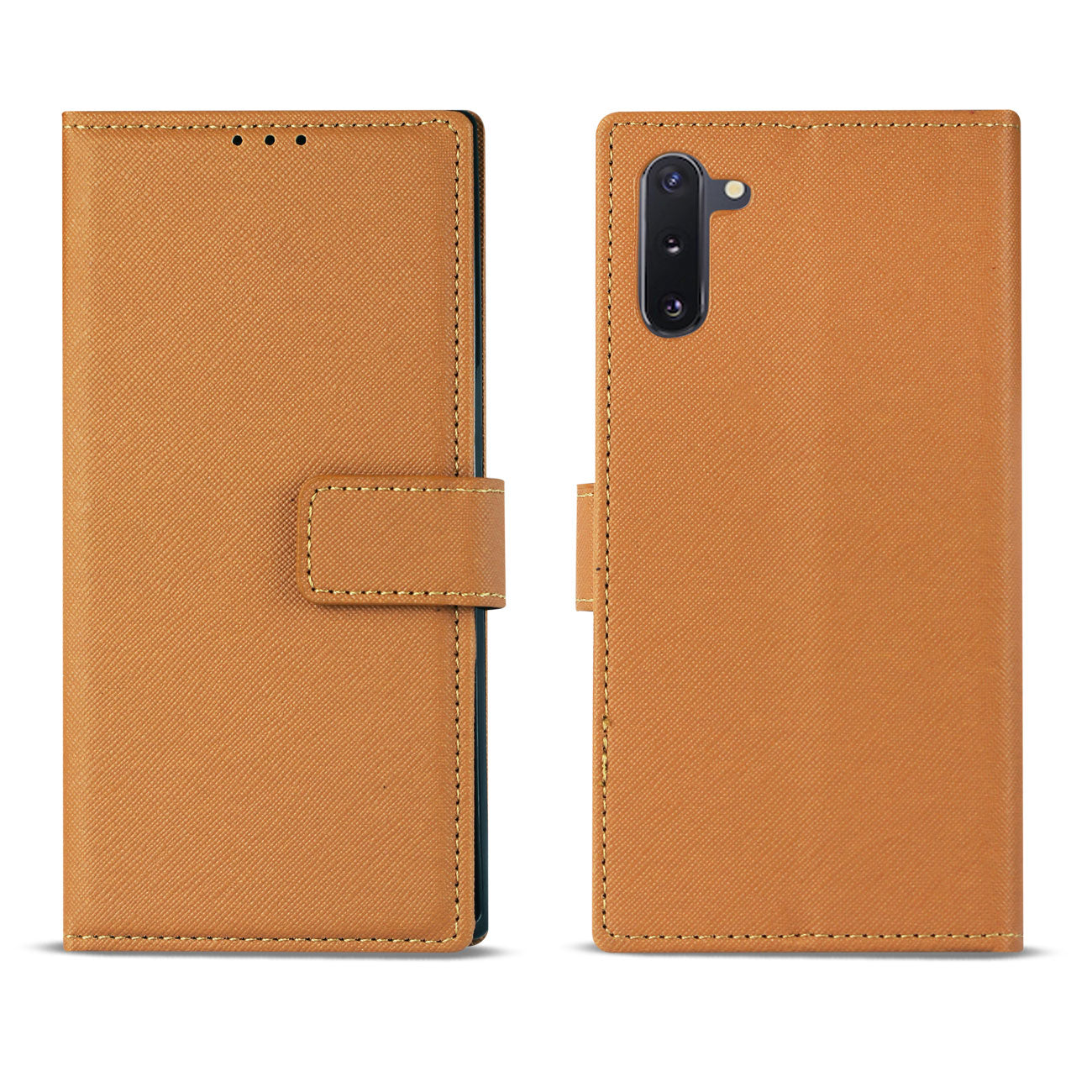 Reiko Samsung Galaxy Note 10 3-In-1 Wallet Case In Brown