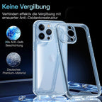 Reiko High Quality 2X Clean Pc And Tpu Bumper Case In Clear For Apple Iphone 14 Pro Max