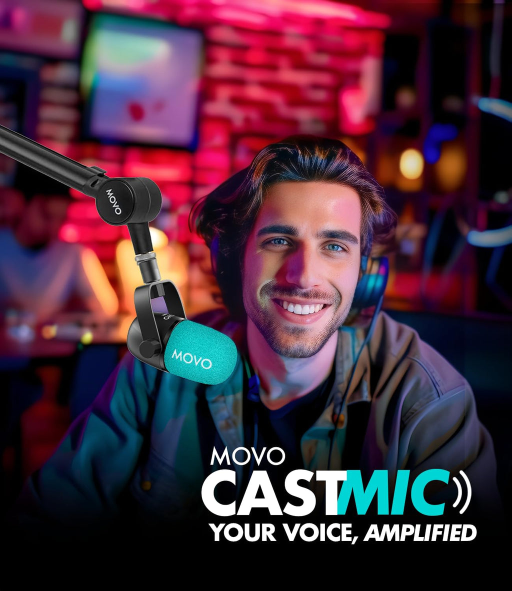 Movo CastMic Dynamic XLR Microphone