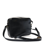 Textured Calfskin Small Horsebit 1955 Shoulder Bag Black