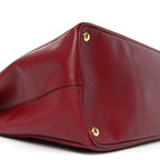 Saffiano Lux Extra Large Galleria Double Zip Tote Cherry