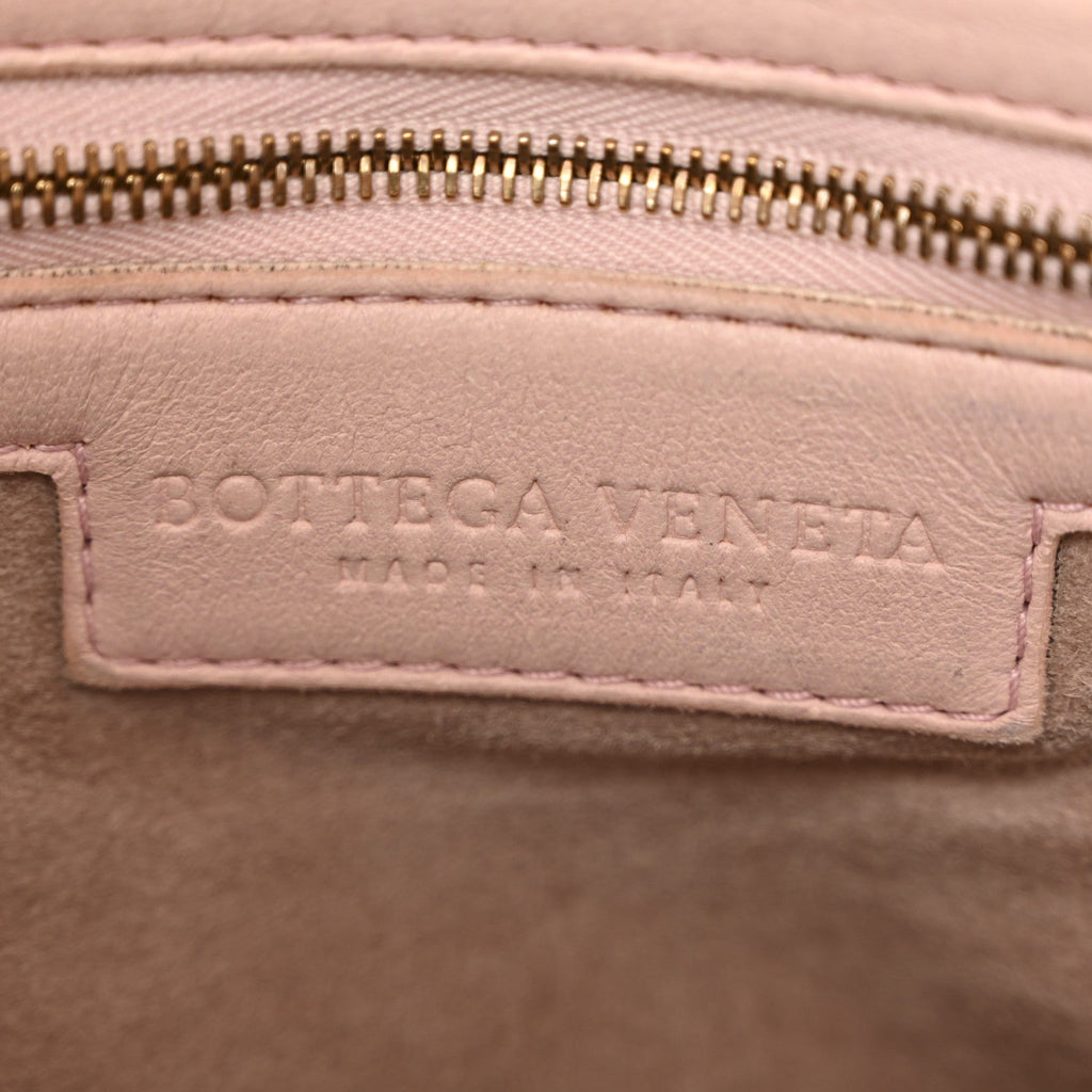 Nappa Intrecciato Medium Veneta Hobo Flamingo