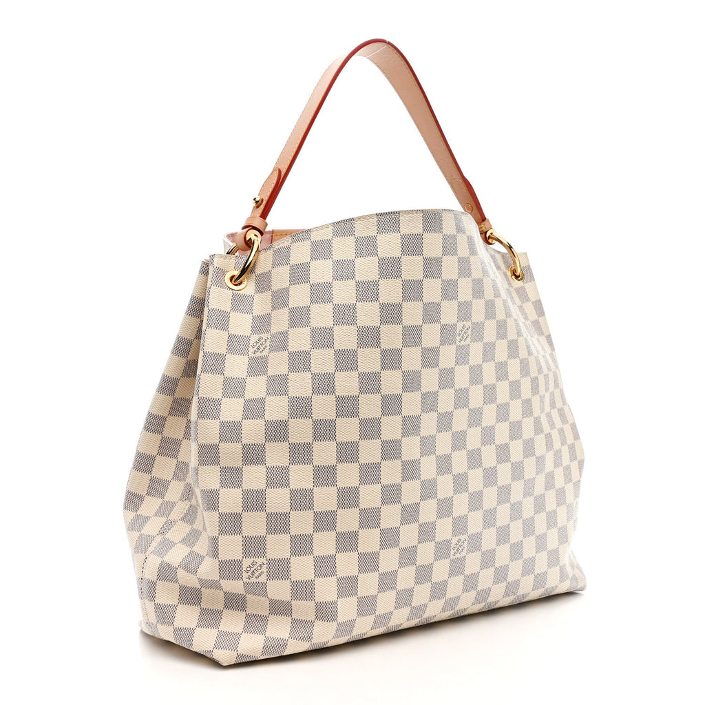 Damier Azur Graceful MM Rose Ballerine